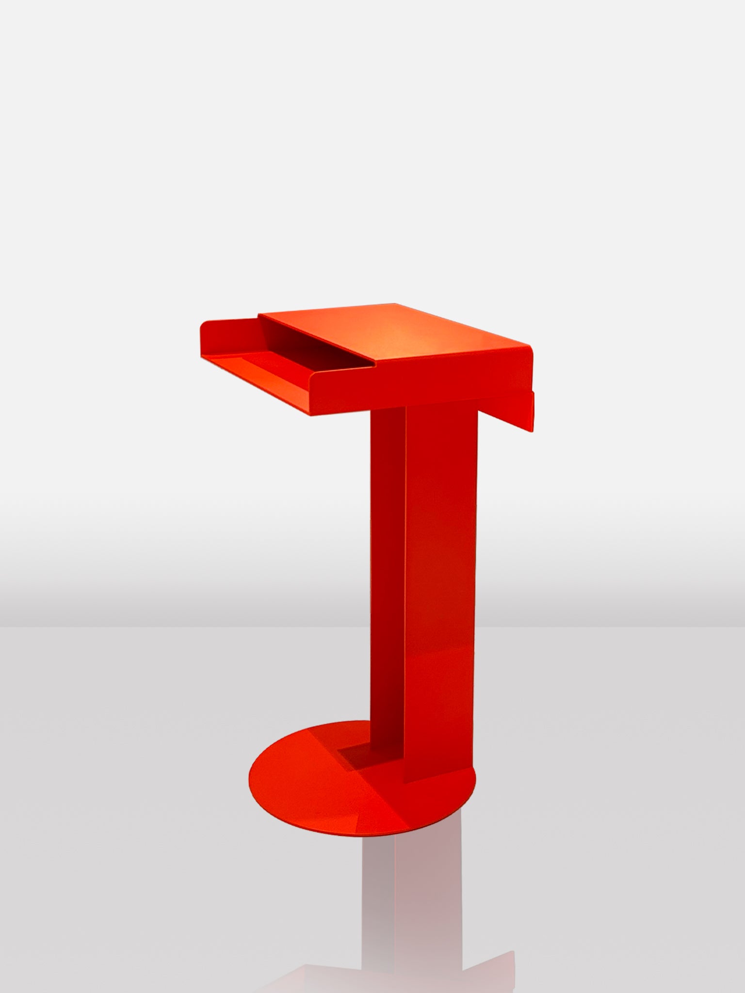 Meta Side Table - Luminous Orange