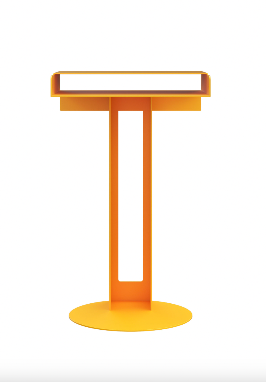 Meta Side Table - Yellow - SAMPLE SALE